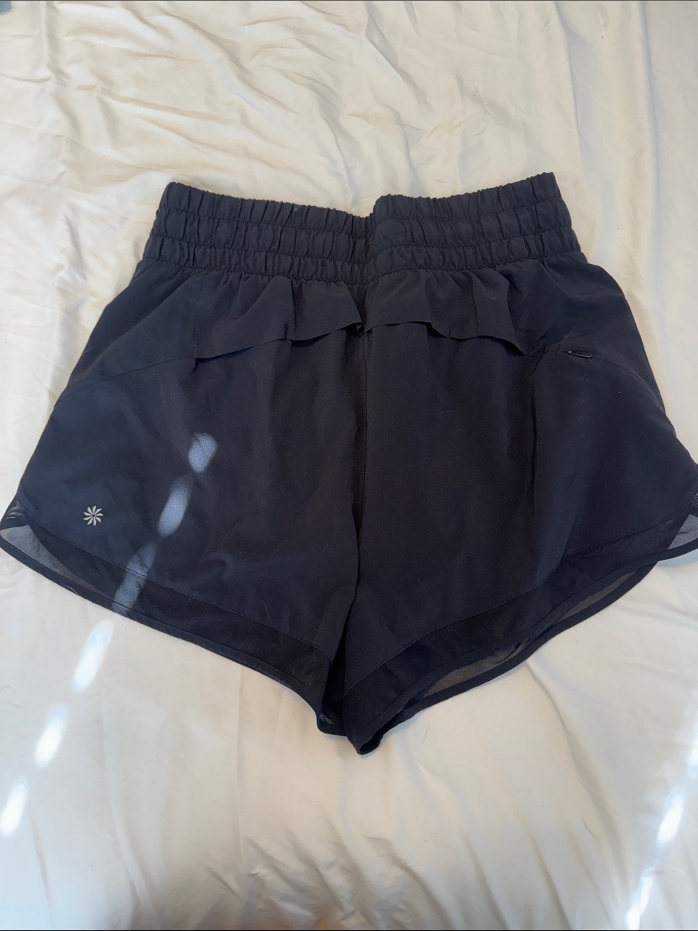 Athleta High Rise Mesh Racer Run 3” Short - Picture 2 of 3